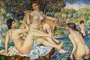 Pierre-Auguste Renoir The Large Bathers, USA oil painting artist